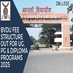 BVDU Fee Structure Out For UG PG And Diploma Programs 2025